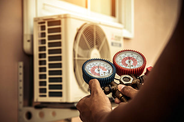 Professional Hvac Maintenance technician working in Danvers, MA